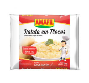 Batata em Flocos Amafil  1kg