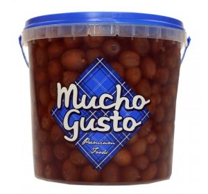 Azeitona Preta C/Caroço Grauda 2kg - Balde
