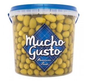 Azeitona Verde C/Caroço Média 2kg - Balde 