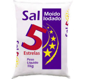 Sal Moído 1kg - Pacote 