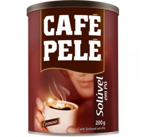 Café Solúvel em Pó Pelé 200g - Lata