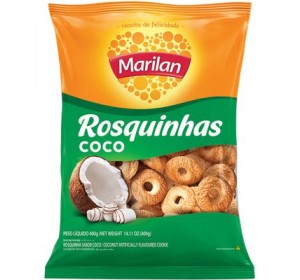 Biscoito Marilan  Rosca Coco 400g - Pacote