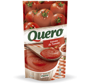 Extrato de Tomate Tradicional QUERO Sachê 1,020g