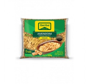 Amendoim Torrado Sem Pele Geriba 500g