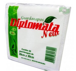 Guardanapo Diplomata 30x30cm Pct  c/50und