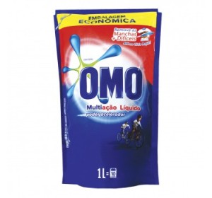 Lava  Roupas Liquido Omo Multi Ação 1l