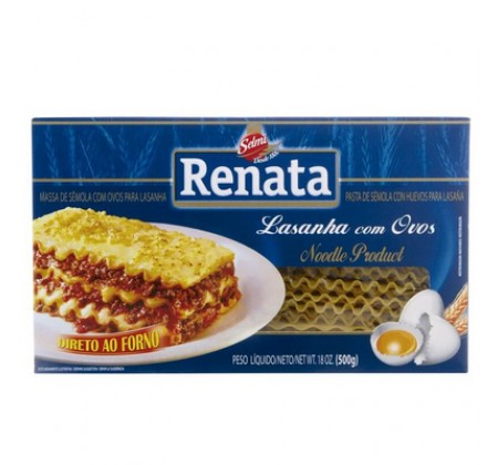 Massa Lasanha Renata 500g