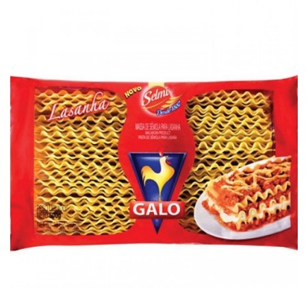 Massa Lasanha Galo 500g