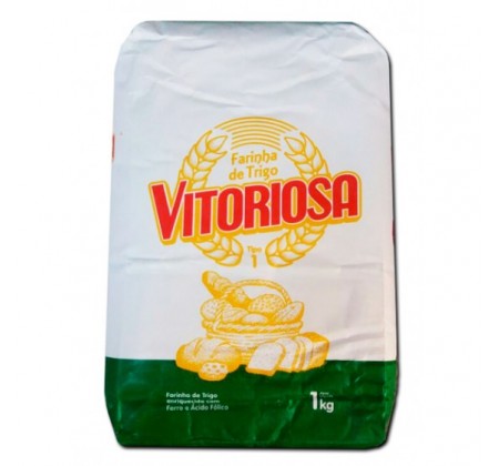Farinha de Trigo Vitoriosa 1kg | Pacote