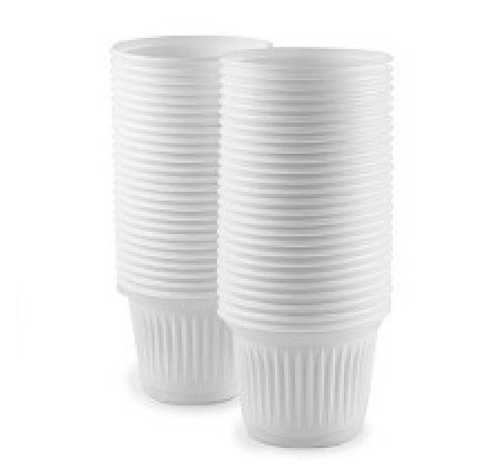 Copo Descartável Branco Ibras  50ml  Pct c/100und