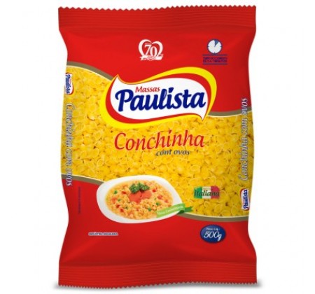Macarrão Paulista Conchinha c/ ovos 500gr